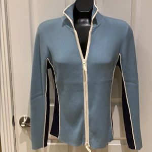 Timeless blue sweater